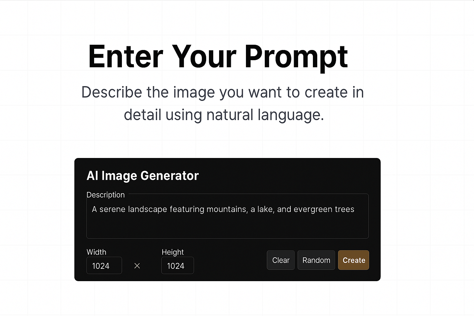 Enter Your Prompt