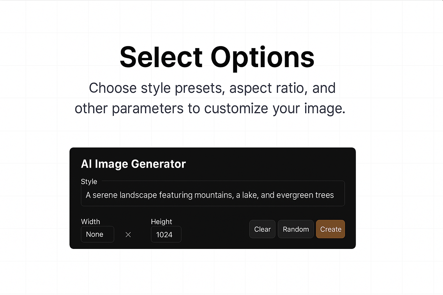 Select Options